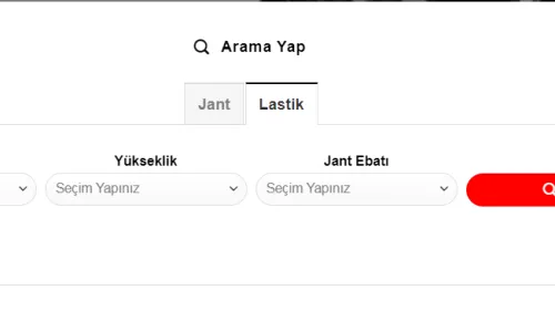 Lastik Online Satış E-Ticaret Sitesi Yazılımı