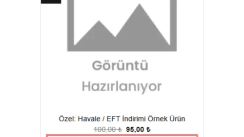 WooCommerce Havale / EFT İndirim Otomatik Uygulama