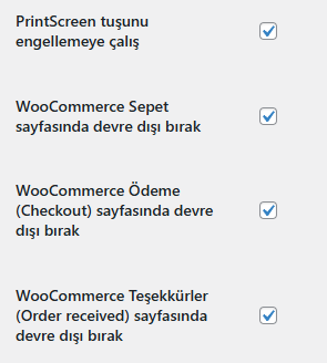 WooCommerce Sayfalarına Özel Akıllı Çalışma Mantığı
